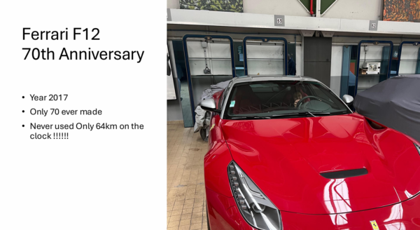 FERRARI F12 70º ANIVERSÁRIO - Image 2